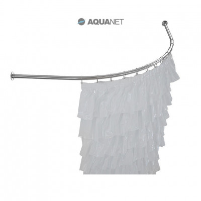 Aquanet Palau 00157485 карниз на ванну дуга 140 см, хром