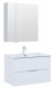 Комплект мебели для ванной Aquanet Алвита New 80 2 ящика, белый матовый (00274206)  (00274206)
