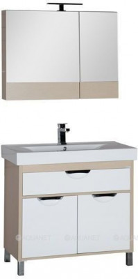 Комплект мебели для ванной Aquanet Гретта 90 светлый дуб камерино (00172721)
