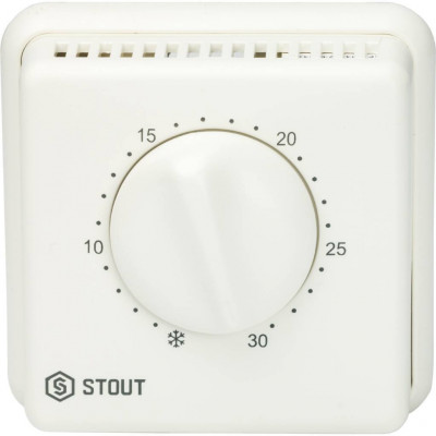 Комнатный проводной термостат TI-N с переключателем зима-лето и светодиодом STOUT (STE-0001-000001)