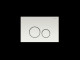 Панель смыва Aquatek белая с ободком хром (клавиши круглые) KDI-0000015  (KDI-0000015)