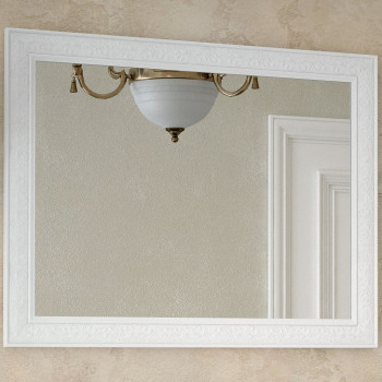 Зеркало подвесное Corozo Классика 105 SD-00000268 белое прямоугольное