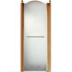 Душевая дверь Migliore Diadema 90 R 22719 профиль бронза стекло прозрачное с декором  (22719)