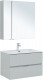 Комплект мебели для ванной Aquanet Алвита New 80 2 ящика, серый (00274204)  (00274204)