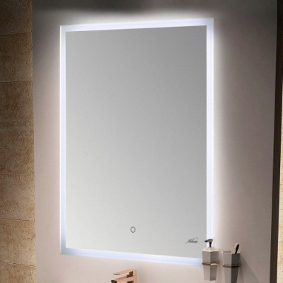 Зеркало в ванную с LED-подсветкой MELANA-6080 MLN-LED005 прямоугольное 600х800