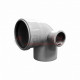 Отвод универсальный для внутренней канализации VALFEX серый (23121150)  (23121150)