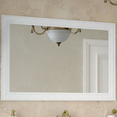 Зеркало подвесное Corozo Классика 120 SD-00000269 белое прямоугольное