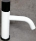 Смеситель для раковины Boheme Stick 121-WB белый/черный  (121-WB)