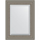 Зеркало настенное Evoform Exclusive 76х56 BY 1227 с фацетом в багетной раме Римское серебро 88 мм  (BY 1227)