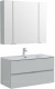 Комплект мебели для ванной Aquanet Алвита New 100 2 ящика, серый (00274528)  (00274528)