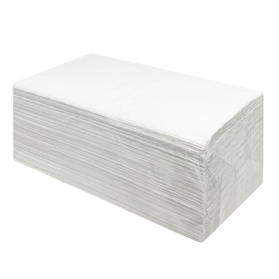 Бумажные полотенца листовые 2-слойные белые V-ПРЕМИУМ 4000 (20 пачек х 200 листов) MERIDA BP1501