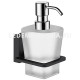 Дозатор жидкого мыла Ledeme 303B L30327B, черный / прозрачный  (L30327B)