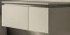 Шкаф навесной Cezares AVRIL Grigio Talpa 54406, с двумя выдвижными ящиками и столешницей, 100х45х32  (54406)