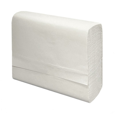 Бумажные полотенца листовые 2-слойные белые Z-ТОП 3000 (15 пачек х 200 листов) MERIDA BP2402