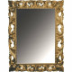 Зеркало в ванную Boheme 514-P 75х95 см, бронза Поталь  (514-P)