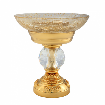 MIGLIORE Cristalia SWAROVSKI 16823 мыльница настольная, золото