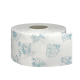 Бумага туалетная Merida TB2408 2-слойная белая, с бирюзовым рисунком ТОП ПРИНТ МИНИ CYAN ⌀19 (12х170м.)  (TB2408)
