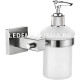 Дозатор жидкого мыла Ledeme 718 L71827, белые / нерж сталь  (L71827)