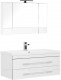Комплект мебели для ванной Aquanet Верона NEW 100 белый подвесной 2 ящика (00230318)  (00230318)