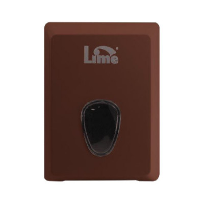 Lime диспенсер для листовой туалетной бумаги V укладки коричневый 21.5 x 12.5 x 16 см