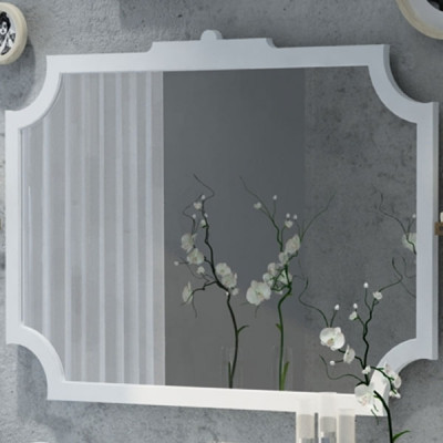 Зеркало подвесное Corozo Манойр 105 SD-00000272 белое прямоугольное