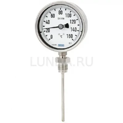 Термометр биметаллический с поверкой, тип S5550.100, Wika 3/4 (36820667)