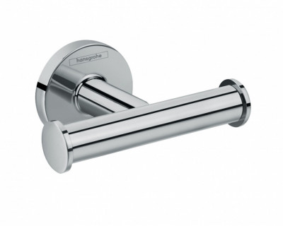 Двойной крючок для халата или полотенца Hansgrohe Logis Universal 41725000 (хром)