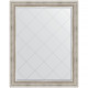Зеркало настенное Evoform ExclusiveG 121х96 BY 4362 с гравировкой в багетной раме Римское серебро 88 мм  (BY 4362)