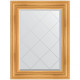 Зеркало настенное Evoform ExclusiveG 91х69 BY 4116 с гравировкой в багетной раме Травленое золото 99 мм  (BY 4116)
