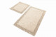 Комплект ковриков для ванной Primanova (2 предмета) 60х100 см и 50х60 см. STONE пудровый, DR-63019  (DR-63019)