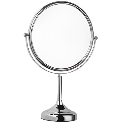Настольное косметическое зеркало Haiba HB6206 (металл стекло) хром