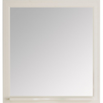 Зеркало в ванную ASB-Woodline Кастелло 80 12046 с подсветкой бежевое прямоугольное