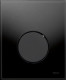 TECE TECEloop Urinal, панель смыва для писсуара стеклянная. Стекло черное, клавиша черная. 9242657  (9242657)