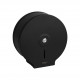 Диспенсер для туалетной бумаги, с ключом - барабан, нержавеющая матовая сталь черный, BRIMIX (9920)  (9920)