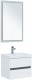 Комплект мебели для ванной Aquanet Беркли 50 белый/дуб рошелье (00258776)  (00258776)