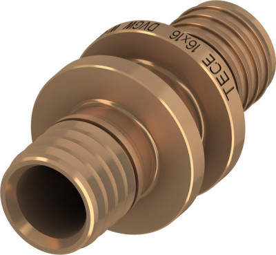 Соединение труба-труба TECEflex 32/32, бронза (706232)