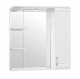 Зеркало-шкаф для ванной Style Line Олеандр-2 75/С Люкс белый (ЛС-00000051)  (ЛС-00000051)