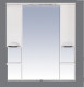 Зеркальный шкаф для ванной Misty София 120 подсветка белая эмаль 114х114 (П-Соф02120-011Св)  (П-Соф02120-011Св)