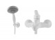 Смеситель для ванны настенный Webert Sax Evolution SE850101740 рычажный, белый  (SE850101740)