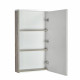 Зеркальный шкаф Aquaton Эмма белый, дуб наварра (1A221802EAD80), для ванной  (1A221802EAD80)