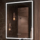 Зеркало в ванную Vigo Roberta Luxe 80 z.ROB.80.Luxe с подсветкой и подогревом с сенсорным выкл прямоугольное  (z.ROB.80.Luxe)