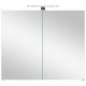 Зеркальный шкаф в ванную Orans BC-4023W 80 4023800w с подсветкой белый глянец  (4023800w)