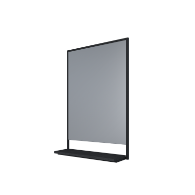 Зеркало подвесное для ванной 1Marka GRUNGE LOFT 60П черный (Ц0000007990)