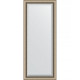 Зеркало настенное Evoform Exclusive 153х63 BY 1182 с фацетом в багетной раме Состаренное серебро с плетением 70 мм  (BY 1182)