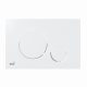Кнопка управления для скрытых систем инсталляции, белый AlcaPlast M670 Клавиша смыва Alcaplast M670 Белая пластик (M670)