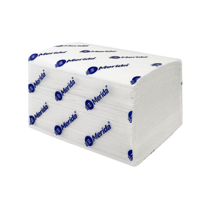 Салфетки листовые 2-слойные белые V-ТОП 3000 (15 пачек по 200 листов). Совместимы с системой N4 MERIDA СБТ16-3000