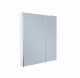 Зеркало-шкаф для ванной Marka One 70 2д белый (У37179)  (У37179)