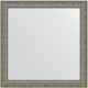 Зеркало настенное Evoform Definite 64х64 BY 3136 в багетной раме Виньетка состаренное серебро 56 мм  (BY 3136)