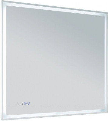 Зеркало в ванную Aquanet Оптима 90 белый матовый подвесное (00288966)