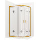 Душевой угол Ambassador Royal 120x80 18015301 пр-ль золото стекло белое с рисунком  (18015301)